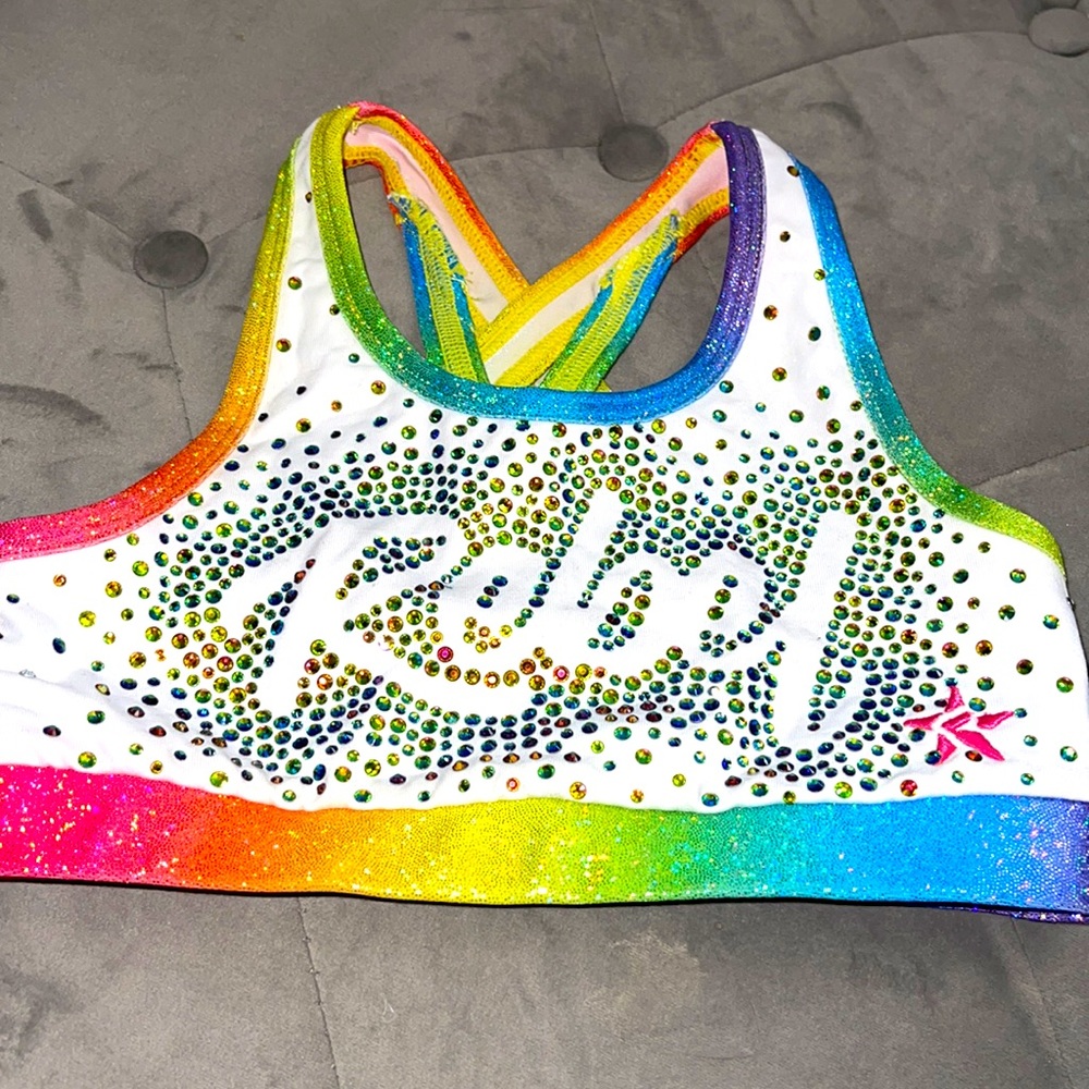 Rebel athletic sports bra size youth small